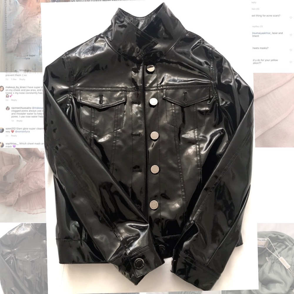 Glossy jacket